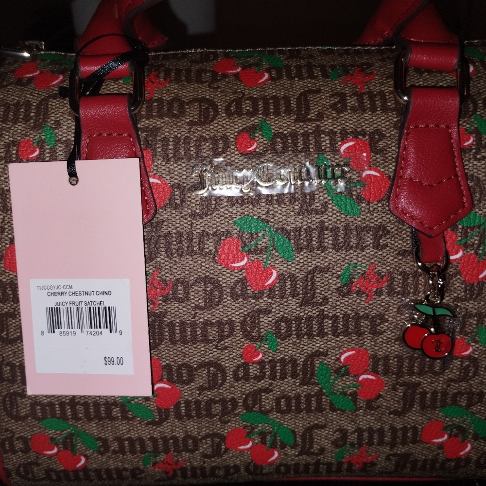 Juicy Couture cherry shatchel